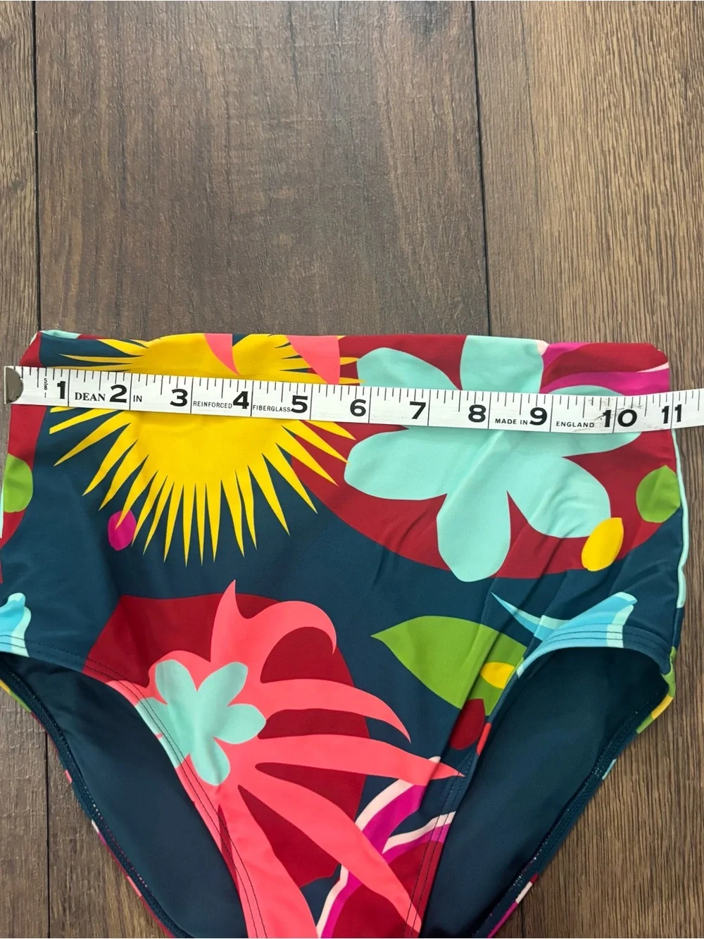Water Slide Bikini Bottoms, Floral Print, Size 10 years